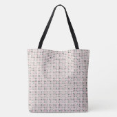 Grüne und rosa Punkte Tasche (Rückseite)