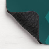 Grüne und rosa Raute Mousepad (Ecke)
