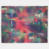 Grüne und rote Bildschichten und ein leichter Wand Fleecedecke (Vorderseite (Horizontal))