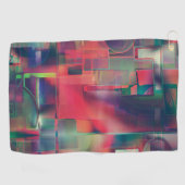 Grüne und rote Bildschichten und ein leichter Wand Golfhandtuch (Horizontal)