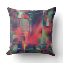 Grüne und rote Bildschichten und ein leichter Wand