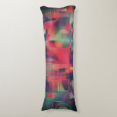 Grüne und rote Bildschichten und ein leichter Wand Seitenschläferkissen (Vorderseite Vertikal)