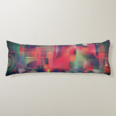 Grüne und rote Bildschichten und ein leichter Wand Seitenschläferkissen (Vorderseite)