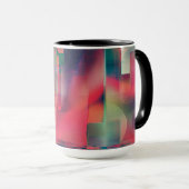 Grüne und rote Bildschichten und ein leichter Wand Tasse (VorderseiteRechts)