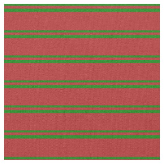 Grüne und rote Linien Stoff (Nahaufnahme)