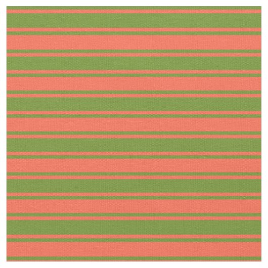 Grüne und rote Linien Stoff (Nahaufnahme)