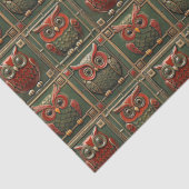 Grüne und rote Schafe Seidenpapier (Detail)