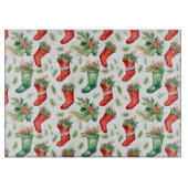 Grüne und rote Strümpfe Schneidebrett (Vorderseite)