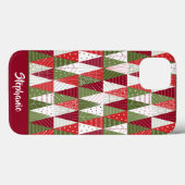 Grüne und rote Weihnachtsbäume Case-Mate iPhone Hülle (Rückseite (Horizontal))