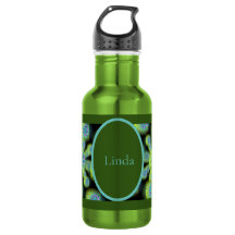 Grüne und schwarze Blume wie abstrakter Entwurf