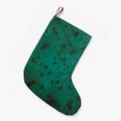 Grüne und schwarze Farbe Kleiner Weihnachtsstrumpf (Vorderansicht (hängend))
