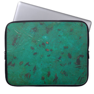 Grüne und schwarze Farbe Laptopschutzhülle