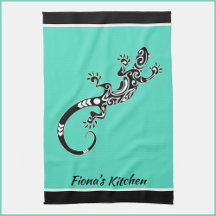 Grüne und schwarze Gecko im Südwesten