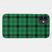 Grüne und schwarze, gemütliche Plaia Case-Mate iPhone Hülle (Rückseite (Horizontal))