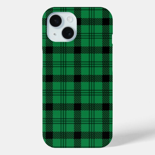 Grüne und schwarze, gemütliche Plaia Case-Mate iPhone Hülle (Rückseite)