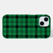 Grüne und schwarze, gemütliche Plaia Case-Mate iPhone Hülle (Rückseite (Horizontal))