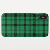 Grüne und schwarze, gemütliche Plaia Case-Mate iPhone Hülle (Rückseite (Horizontal))