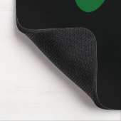 Grüne und schwarze Mauspad (Ecke)