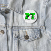 grüne und schwarze Tupfen Pints Button (Beispiel)