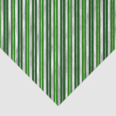 Grüne und silberne Weihnachtsstreifen Seidenpapier (Ausschnitt)