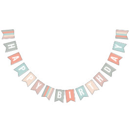 Grüne und verdrehte Farbschau Geburtstag Wimpelkette