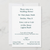 Grüne und weiße Cattleya Orchids Einladung (Rückseite)