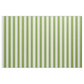 Grüne und weiße farbige Linien Stoff (Fat Quarter (45,7 x 55,9 cm))