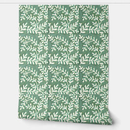 Grüne und weiße Folien Tapete