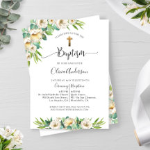 Grüne und weiße, gelbe Blütentaufe