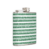 GRÜNE UND WEISSE GLITZER SEHEN CHRISTMAS STRIPES FLACHMANN (Rechts)