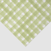 GRÜNE UND WEISSE KARIERTE MUSTER SEIDENPAPIER (Ausschnitt)