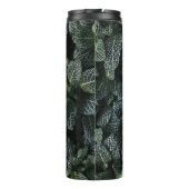 GRÜNE UND WEISSE LEAF-PFLANZE THERMOSBECHER (Rückseite)
