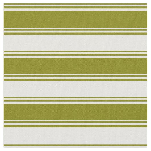 Grüne und weiße Linien Stoff (Nahaufnahme)