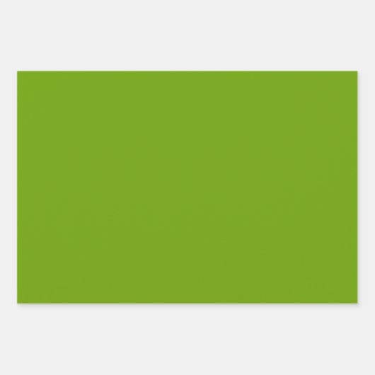 Grüne und weiße Nummer Muster 80 Geschenkpapier Set (Vorderseite 3)