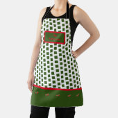 Grüne und weiße Schachtel Erdbeere Küche Schürze (InSitu)