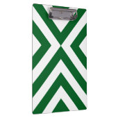 Grüne und weiße Sparren Klemmbrett (Rechts)