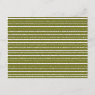 Grüne und weiße Streifen aus Oliven mit unbelebten Postkarte