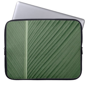 Grüne und weiße Streifen Laptopschutzhülle