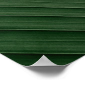 Grüne und weiße Streifen Poster (Ecke)