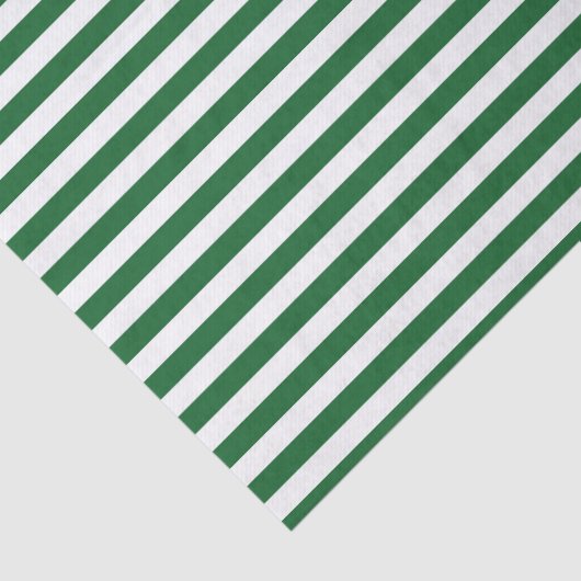 Grüne und weiße Streifen Seidenpapier (Ausschnitt)