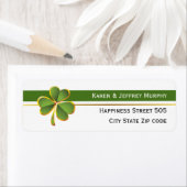 Grüne und weiße Streifen und klebrige irische Hoch (Insitu)