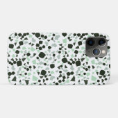 Grüne und weiße Terrazzo Minimal moderne Case Mate (Rückseite (Horizontal))