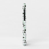 Grüne und weiße Terrazzo Minimal moderne Case Mate (Hinten/Links)