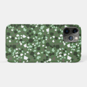 Grüne und weiße Terrazzo Modernste Technik Case-Mate iPhone Hülle (Rückseite (Horizontal))