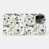 Grüne und weiße Terrazzo Modernste Technik Case-Mate iPhone Hülle (Rückseite (Horizontal))
