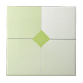 Grüne und weiße Tile Fliese (Vorderseite)