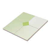 Grüne und weiße Tile Fliese (Seite)