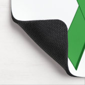 grüne Unterstützung Mousepad (Ecke)