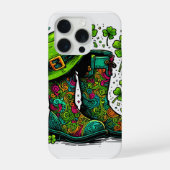 Grüne Urlaubsstiefel Handyhülle iPhone Hülle (Rückseite)