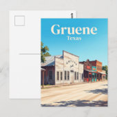 Grüne USA Postkarte (Vorne/Hinten)